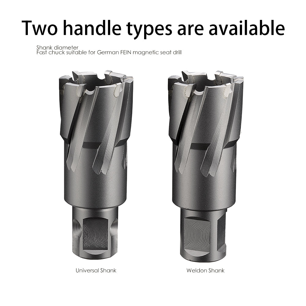TCT Annular Cutter Tungsten Carbide Tipped Diameter 12-65mm Depth 35 for Magnetic