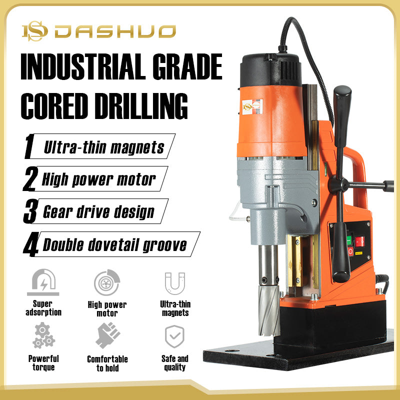 Magnetic Drilling Machines DS50Maximum drilling diameter 40mm 1500V Professional grade Adjustable Speed