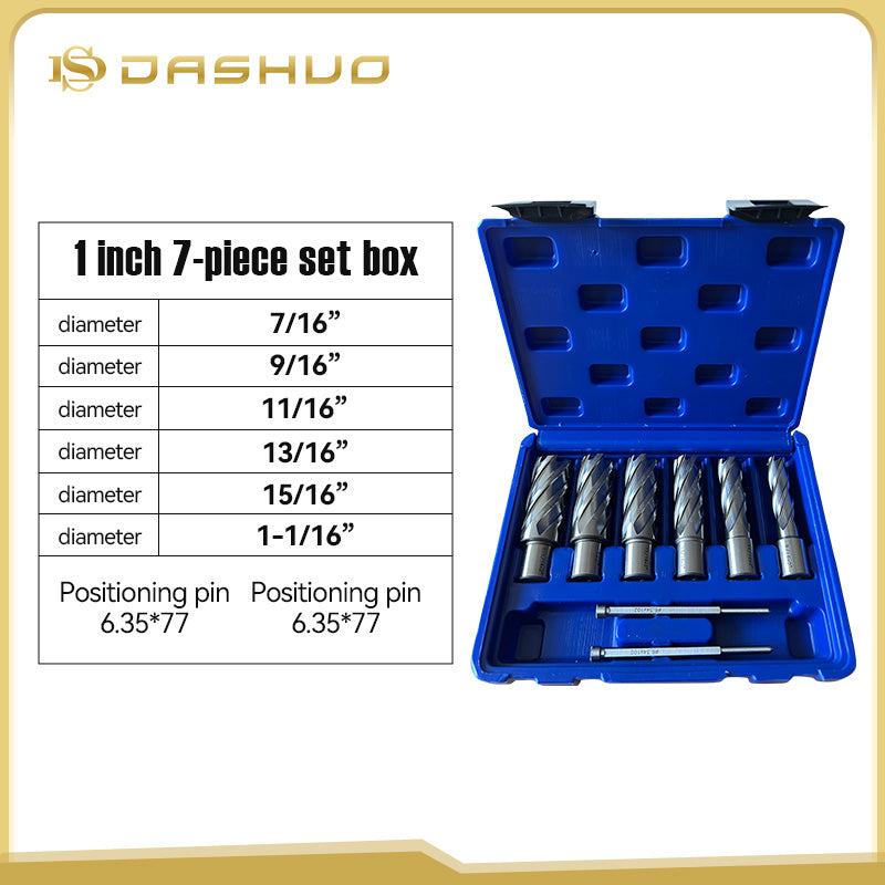 High-Speed Steel annular cutter Hollow Drill Bits, 12-65mm Diameter, Magnetic Drill & CNC Metalworking Tools - Precision Ground & Long-Lasting Sharpness