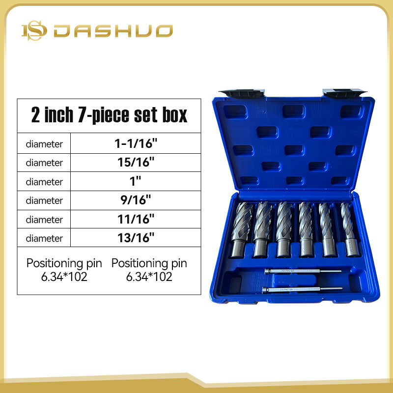 High-Speed Steel annular cutter Hollow Drill Bits, 12-65mm Diameter, Magnetic Drill & CNC Metalworking Tools - Precision Ground & Long-Lasting Sharpness