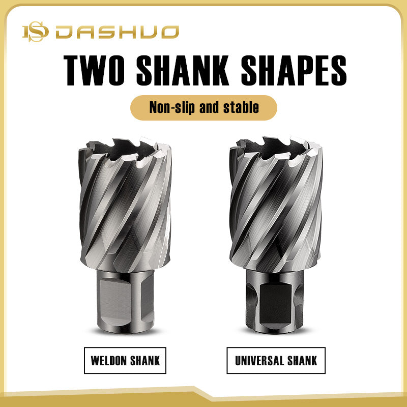 High-Speed Steel annular cutter Hollow Drill Bits, 12-65mm Diameter, Magnetic Drill & CNC Metalworking Tools - Precision Ground & Long-Lasting Sharpness
