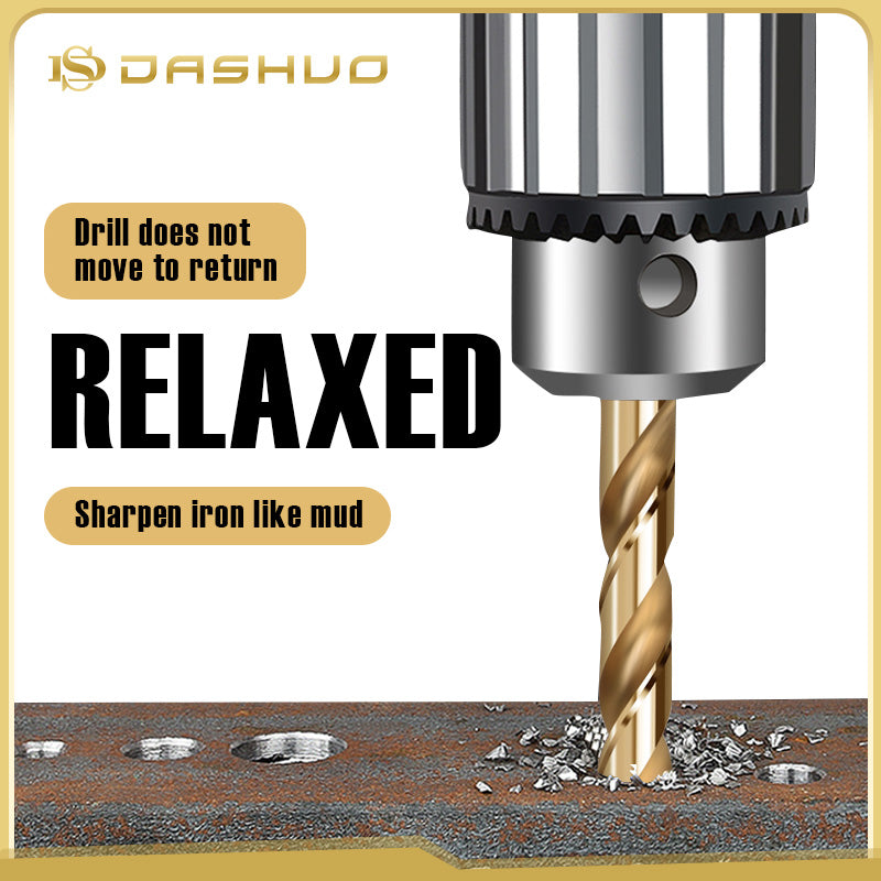 Cobalt Drill Cobalt Straight Shank Twist Drill Bit Cobalt Head for Stainless Steel
