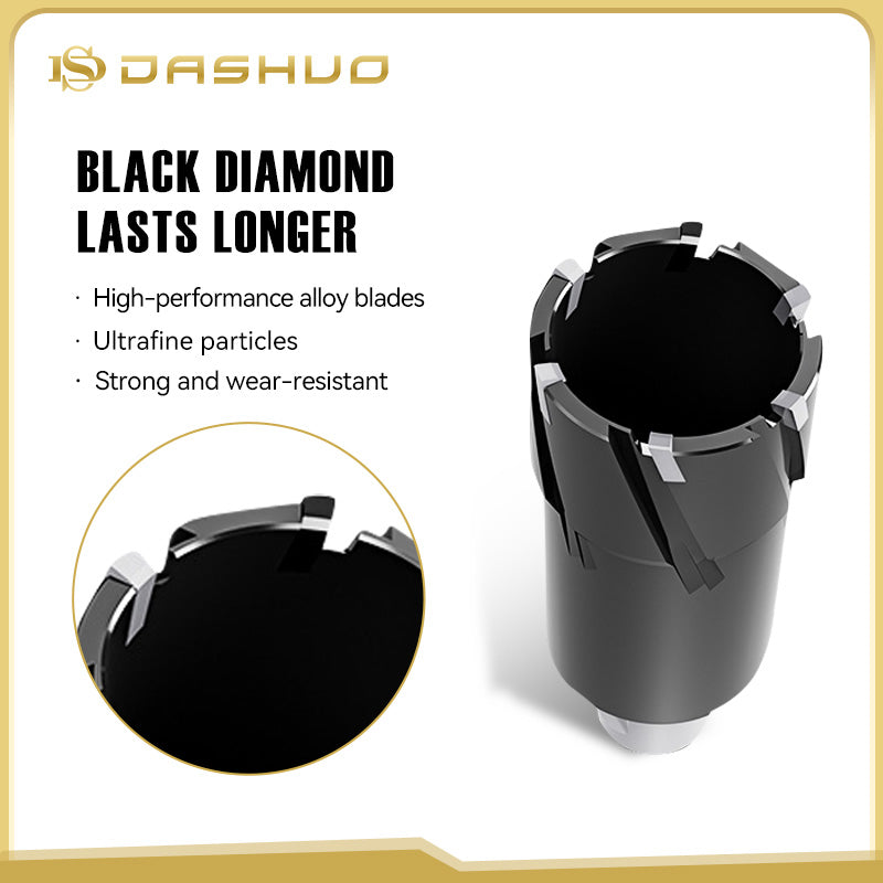 Black diamond punching machine hollow drill bit core drill bit hollow milling cutter steel