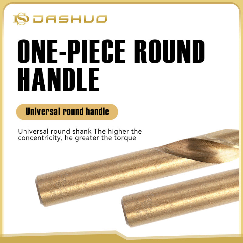 Cobalt Drill Cobalt Straight Shank Twist Drill Bit Cobalt Head for Stainless Steel